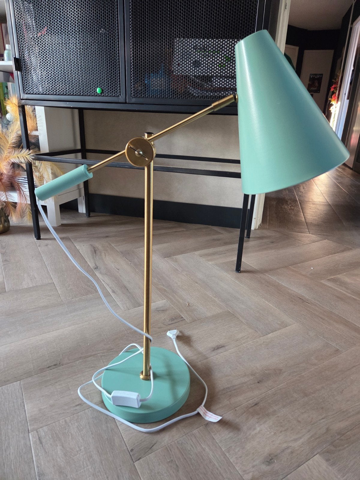 Super gave lamp van Loods 5 zgan, Overige merken, Groen, Zo goed als nieuw, Met kap