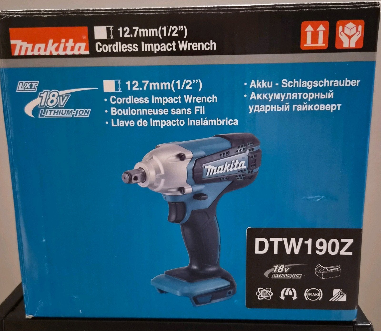 Makita DTW190Z 18V Accu Slagmoersleutel (Body), Doe-het-zelf en Verbouw, Ophalen of Verzenden, Nieuw, Overige typen