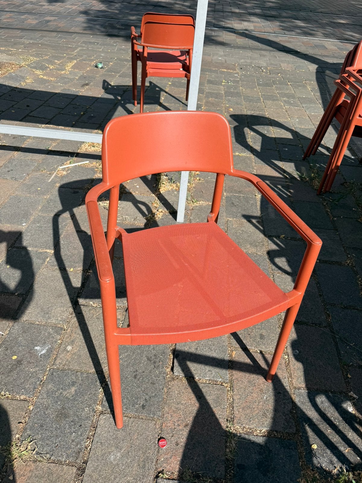 Terras meubilair Horeca stoelentotaal 70 stuks!, Ophalen, Zo goed als nieuw, Aluminium