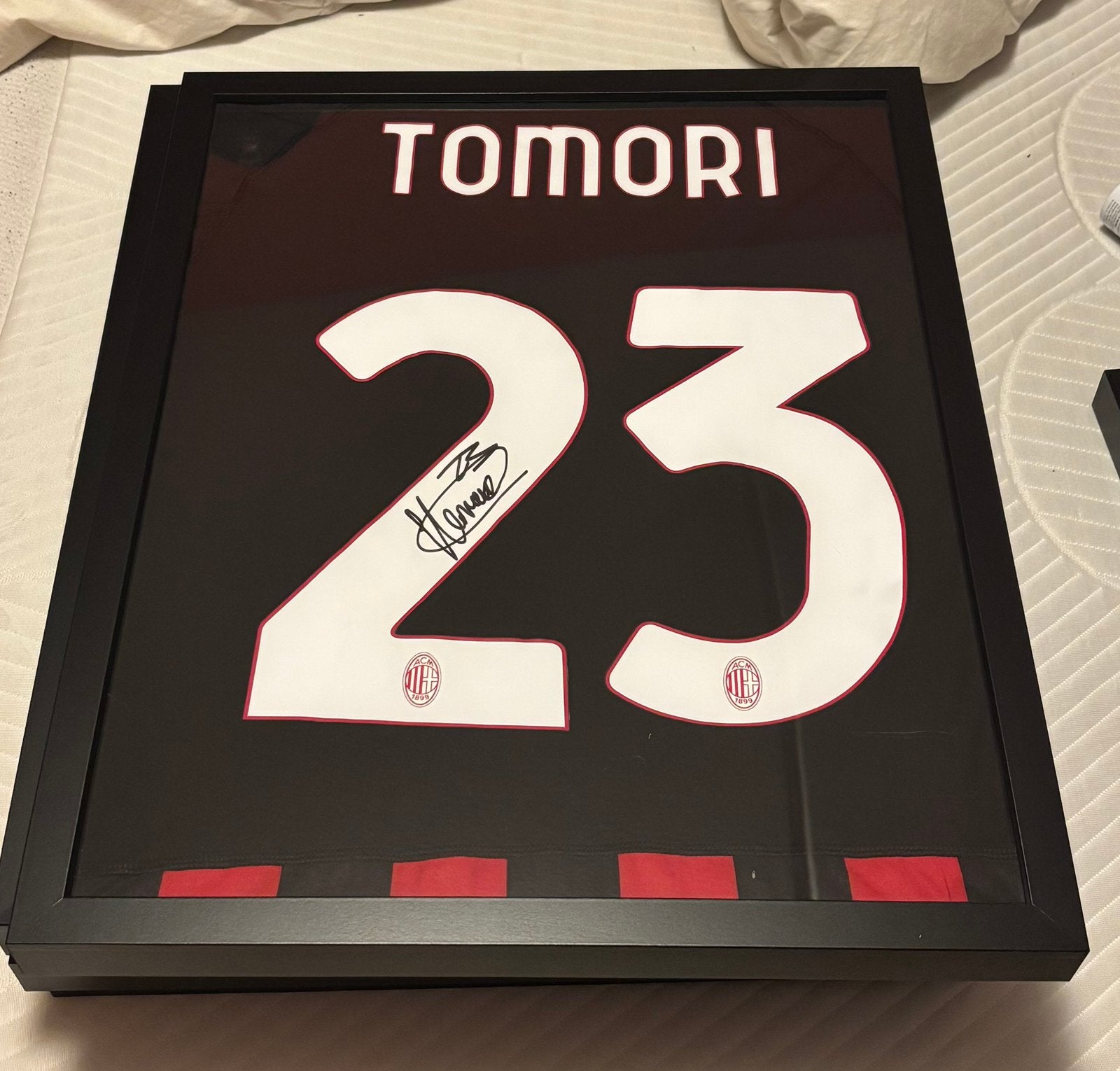 Match worn tomori shirt AC milan signed, Ophalen of Verzenden, Nieuw, Shirt