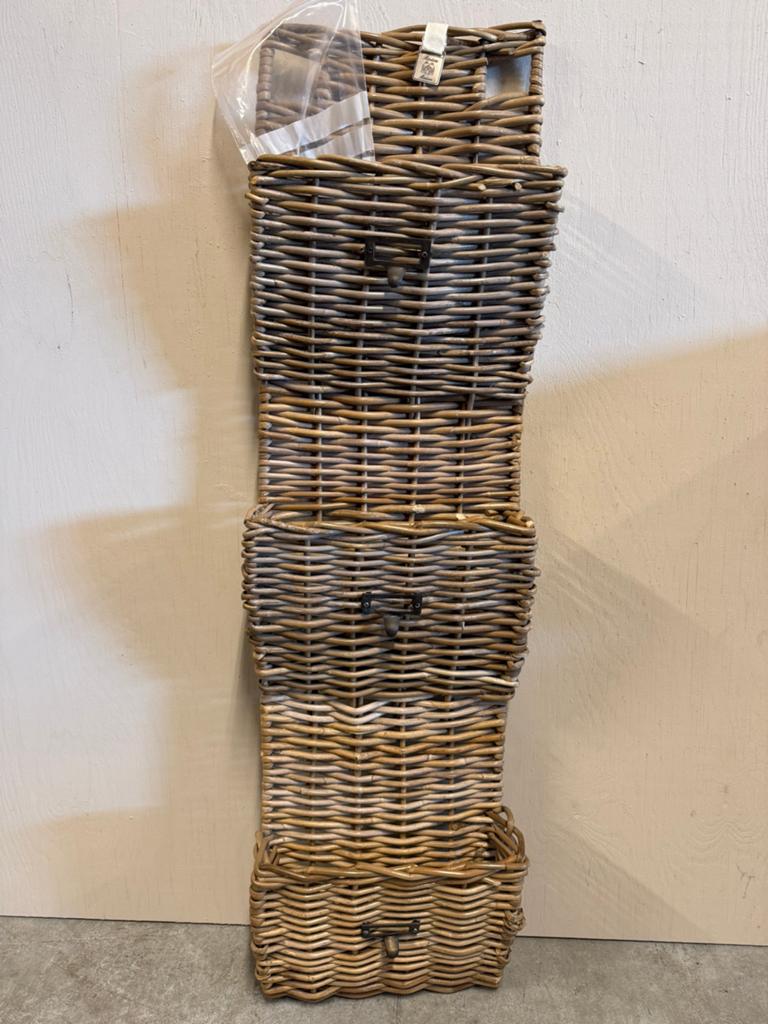 Riviera Maison RR Magazine rack van rustic rattan, Ophalen, Gebruikt, Onbekend, Onbekend