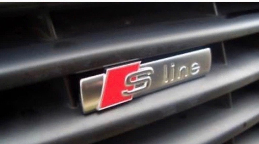 Audi s-line grill embleem a1 a3 a4 a5 a6 a7 a8 s6 s7 s8 rs4, Ophalen of Verzenden