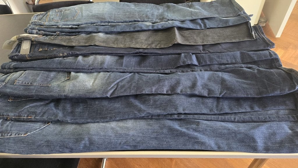 Rene Smit spijkerbroeken, Ophalen, Blauw, Overige jeansmaten, Nieuw