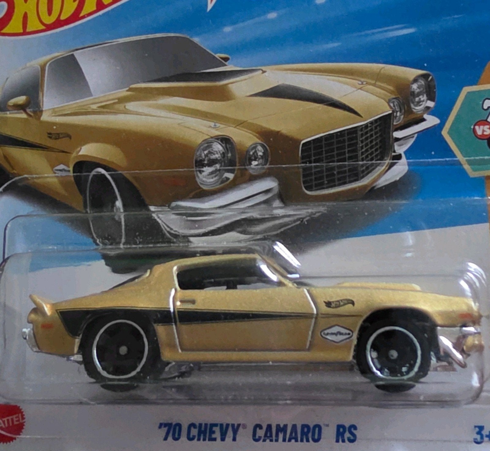 Hot Wheels '70 Chevy Camaro RS, Ophalen of Verzenden, Nieuw, Auto