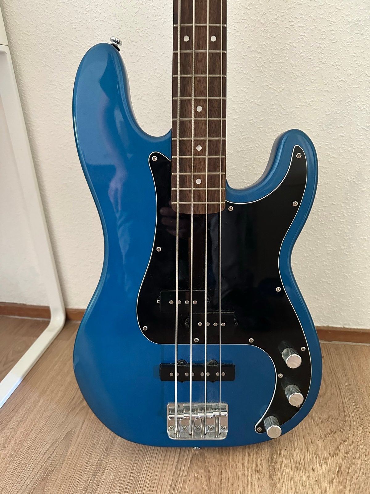 Squier Precision Bass Basgitaar - Blauw, Muziek en Instrumenten, Ophalen, Gebruikt, Elektrisch