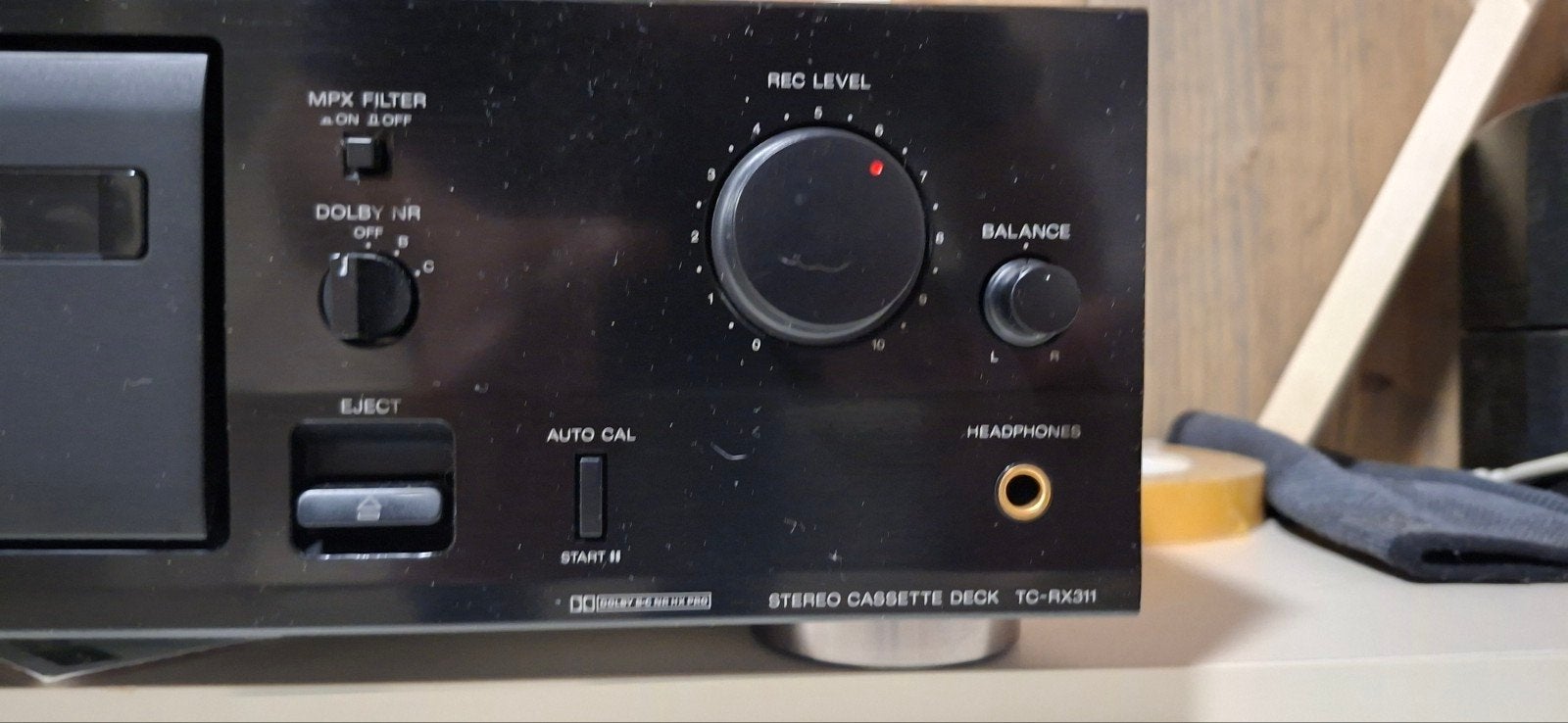 Sony TC-RX311 Stereo Cassettedeck met Auto-Reverse, Audio, Tv en Foto, Ophalen of Verzenden, Enkel, Sony, Auto-reverse