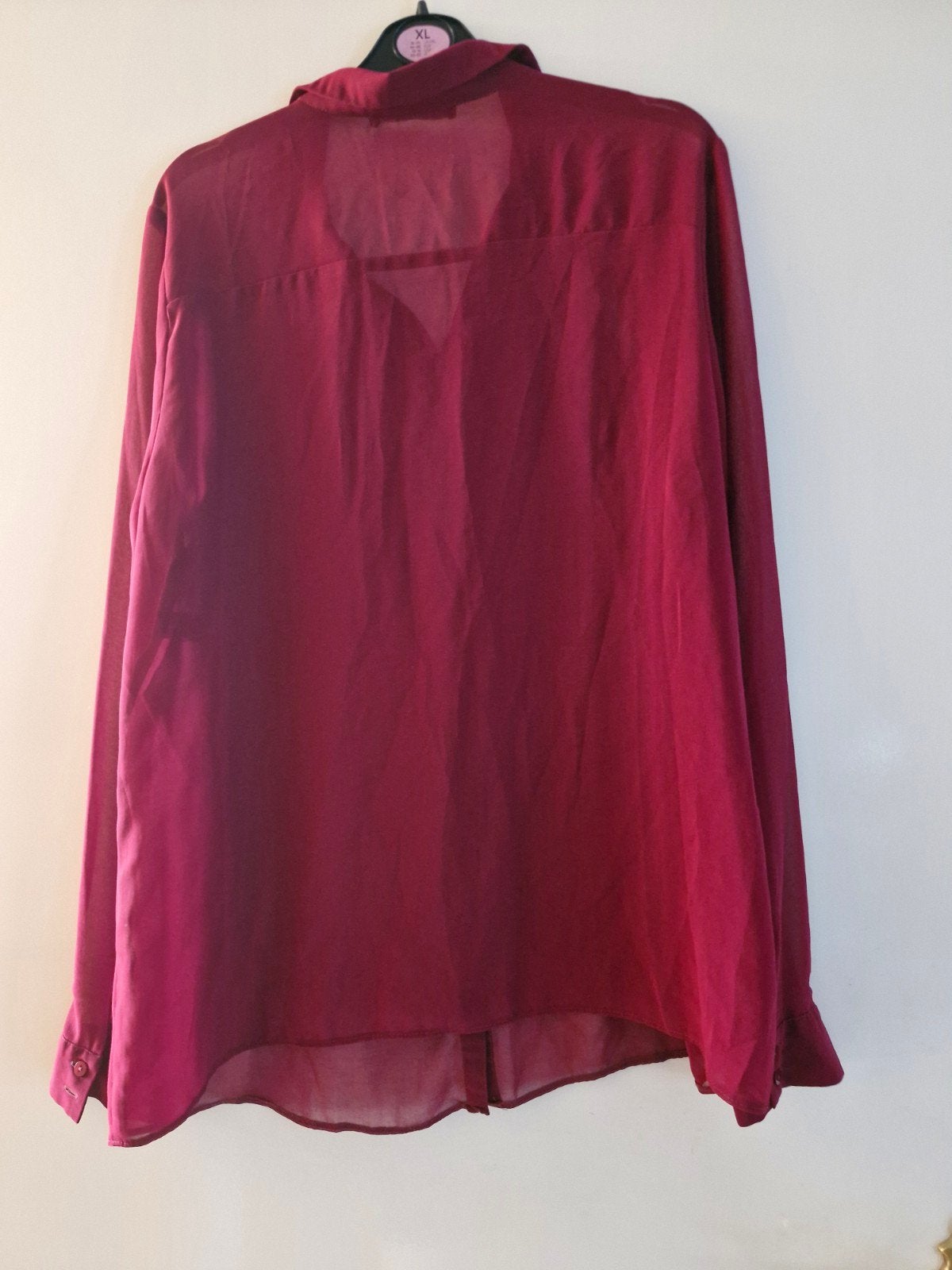 Bordeaux rode blouse maat 42, Kleding | Dames, Atmosphere, Maat 42/44 (L), Onbekend, Ophalen of Verzenden