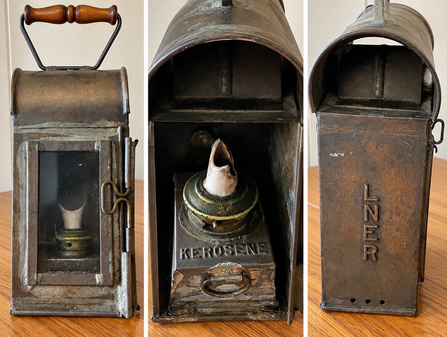 Originele LNER Engelse spoorweglamp / seinlamp 1923–1947, Antiek en Kunst, Ophalen