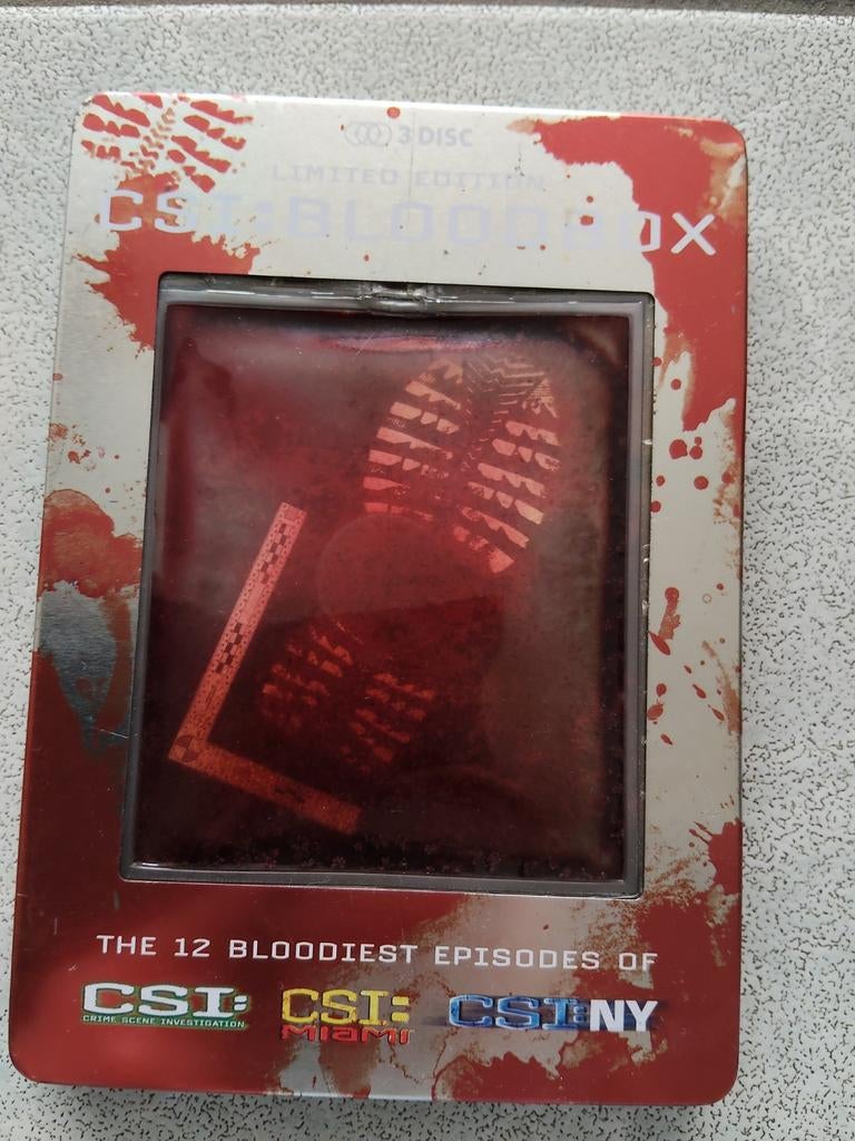 CSI Blood Box - Limited Edition (3 DVD's), Gebruikt, Vanaf 16 jaar, Boxset, Ophalen of Verzenden
