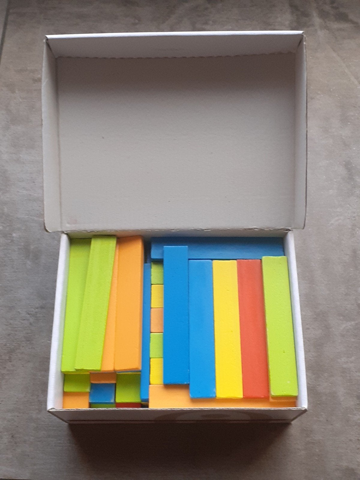 Kleurrijke Rekenstaafjes voor Educatief Spel, Ophalen of Verzenden, Gebruikt, Bouwen