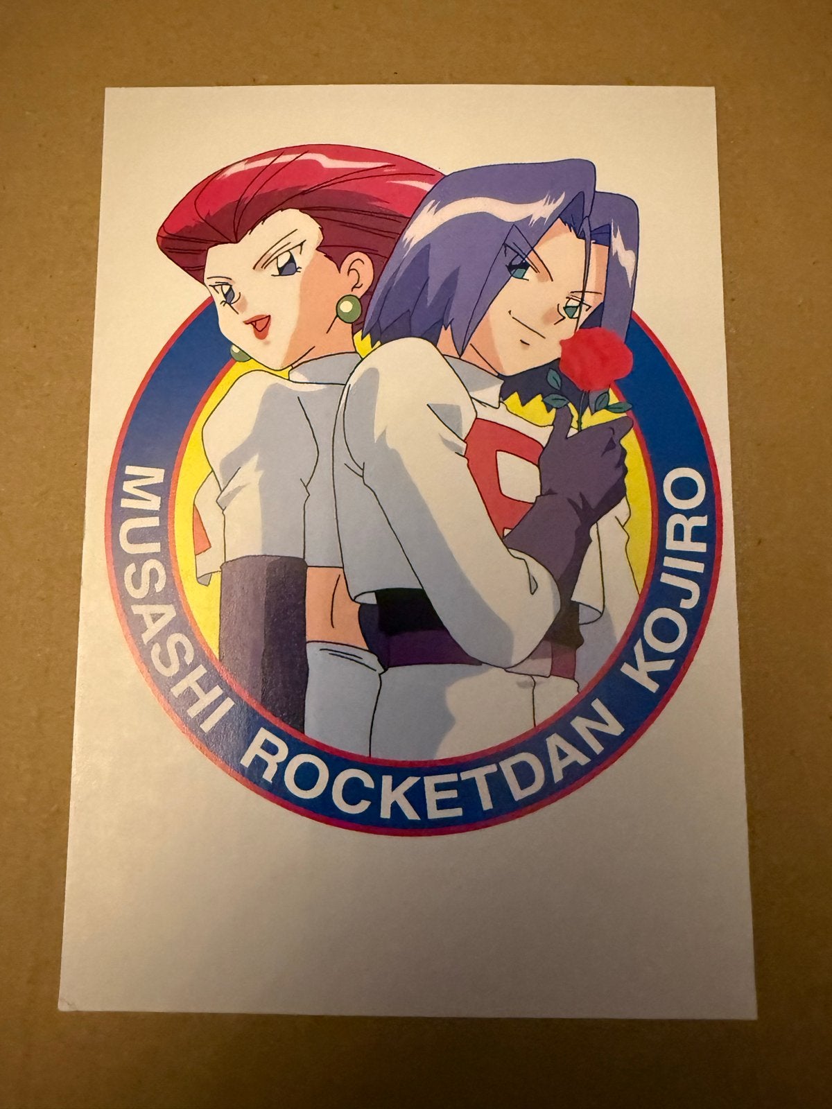 Pokemon Team Rocket Musashi Kojiro Ansichtkaart, Hobby en Vrije tijd, Ophalen of Verzenden