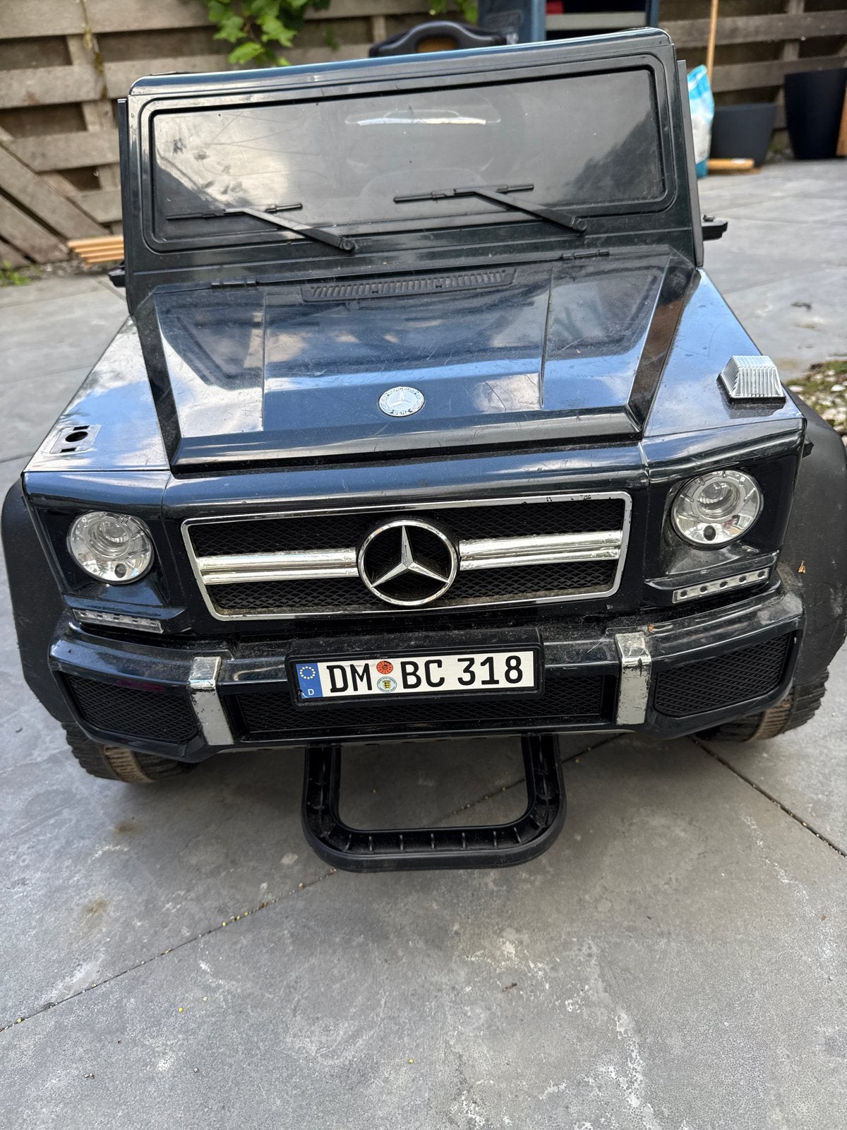 Mercedes G63 AMG 6x6 elektrische kinderauto, Ophalen, Gebruikt