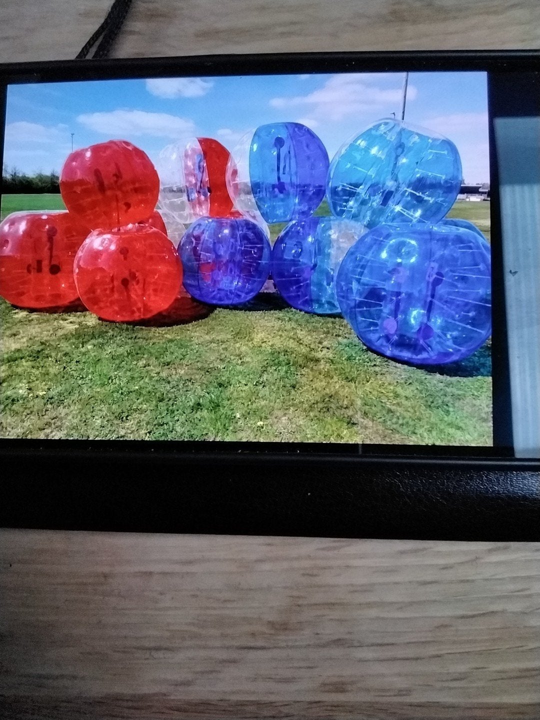 Opblaasbare Bubble Voetbal Ballen - Diverse Kleuren, Ophalen, Gebruikt