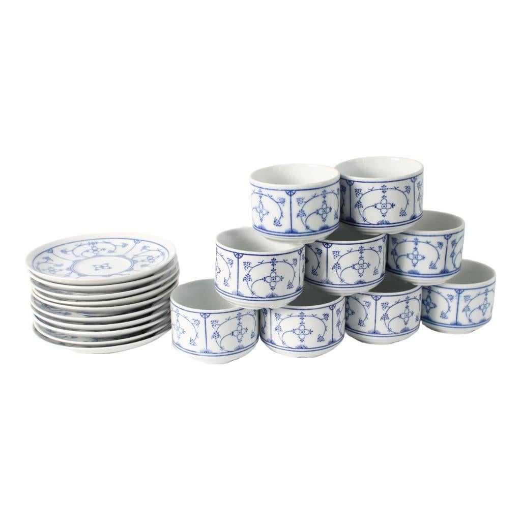 Jäger Eisenberg Blau Saks koffieservies, Antiek en Kunst, Antiek | Servies compleet, Ophalen of Verzenden