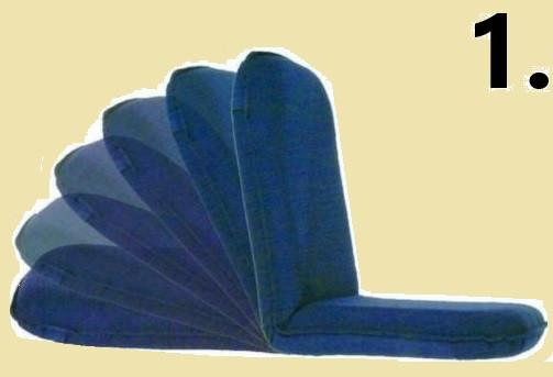 4 typen 6 standen klapbare zitstoelen. Prijzen vanaf € 67,95, Ophalen of Verzenden, Nieuw, Interieur en Kussens