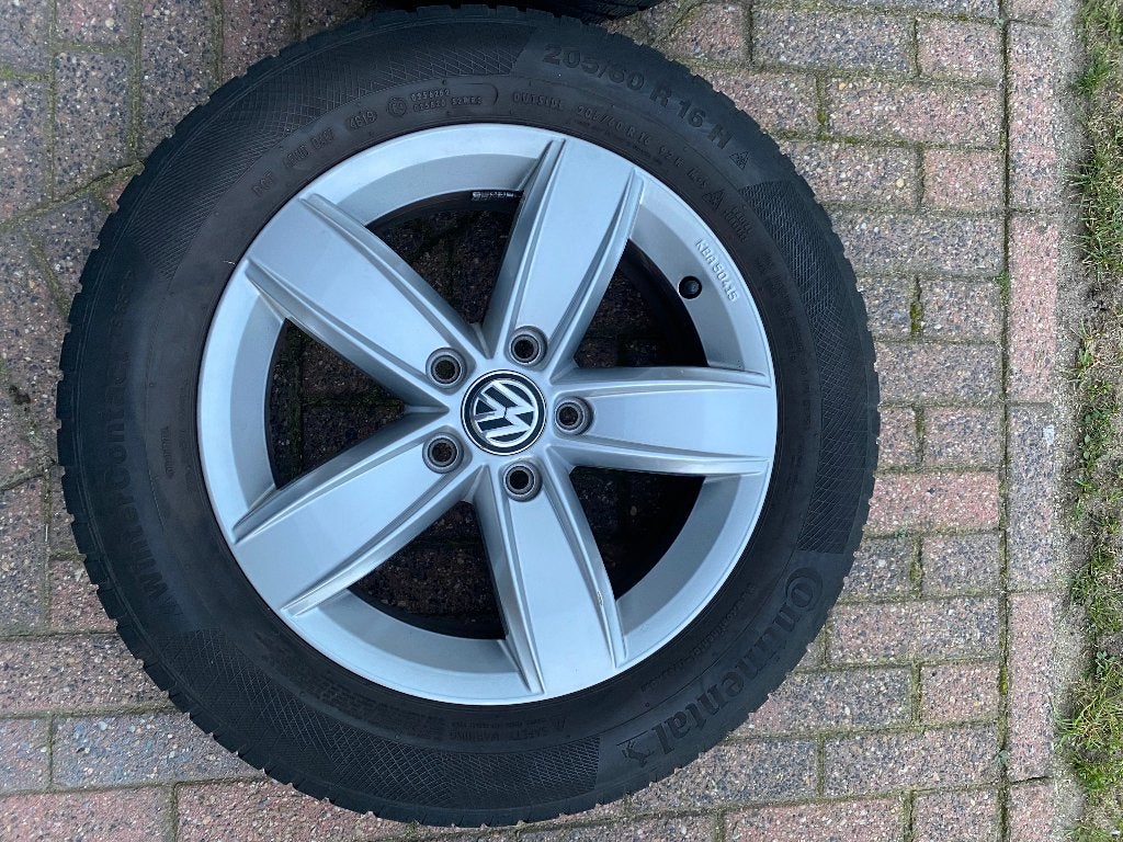 16 inch originele Corvara velgen + winterbanden VW T-Roc, Ophalen, Gebruikt, Velg(en), 16 inch