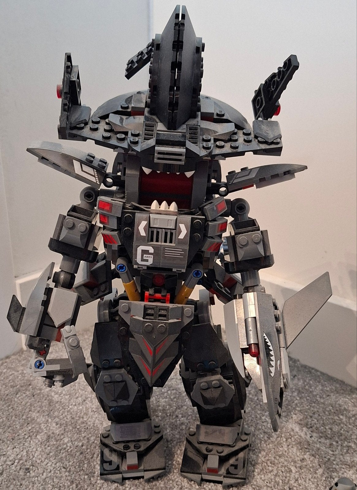Lego Ninjago Movie 70613 Garmadon's Robo-Haai, Lego, Ophalen of Verzenden, Zo goed als nieuw, Inclusief instructies