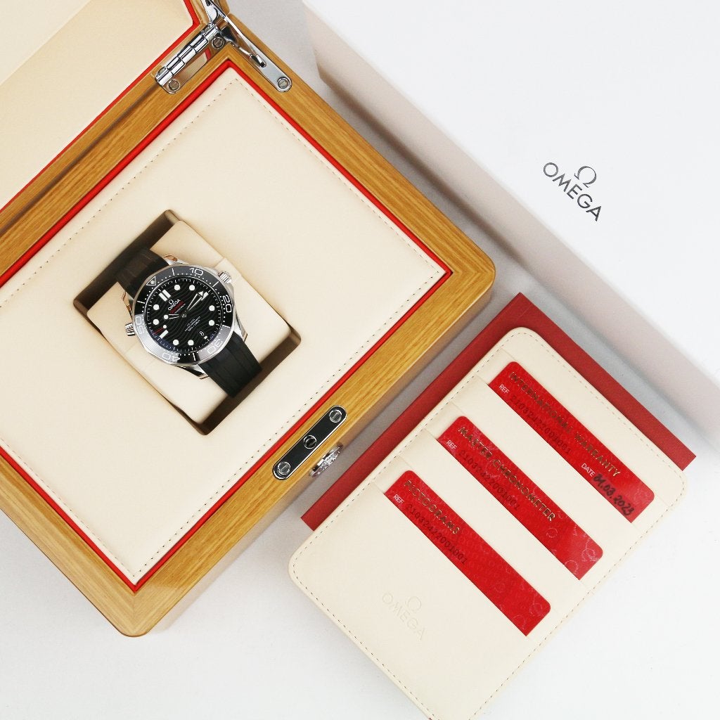 Omega Seamaster Diver 300m 42 (Zeer goed/ 2023), Staal, Staal, Polshorloge, Ophalen of Verzenden
