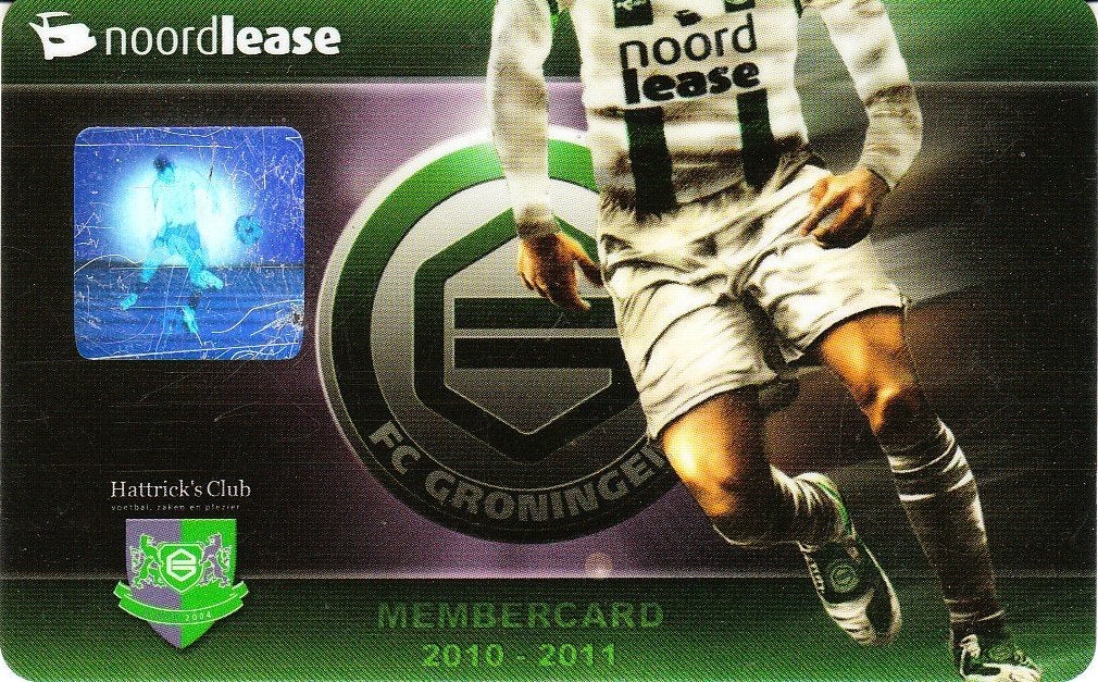 FC Groningen Seizoenkaart 2010 - 2011, Verzamelen, Sportartikelen en Voetbal, Ophalen of Verzenden, Gebruikt, Overige binnenlandse clubs