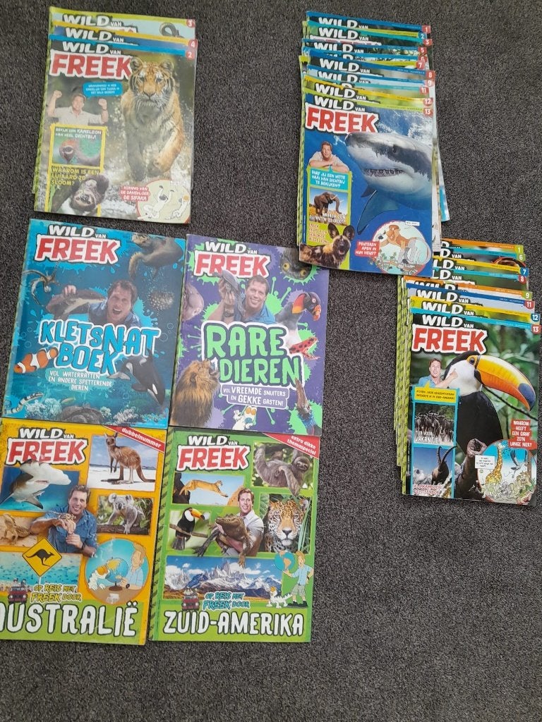 Freek Vonk 22 Tijdschriften + 4 Dikke Giga Doeboeken, Freek vonk, Meerdere stripboeken, Ophalen, Gelezen