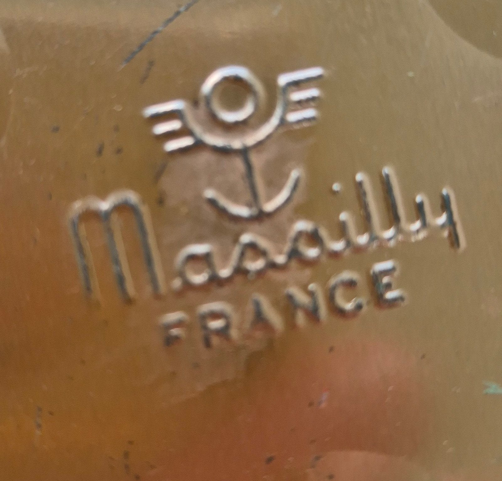 Vintage Massilly France blik - Oud Hollandse haven, Verzamelen, Blikken, Ophalen, Gebruikt, Koek(jes), Overige merken