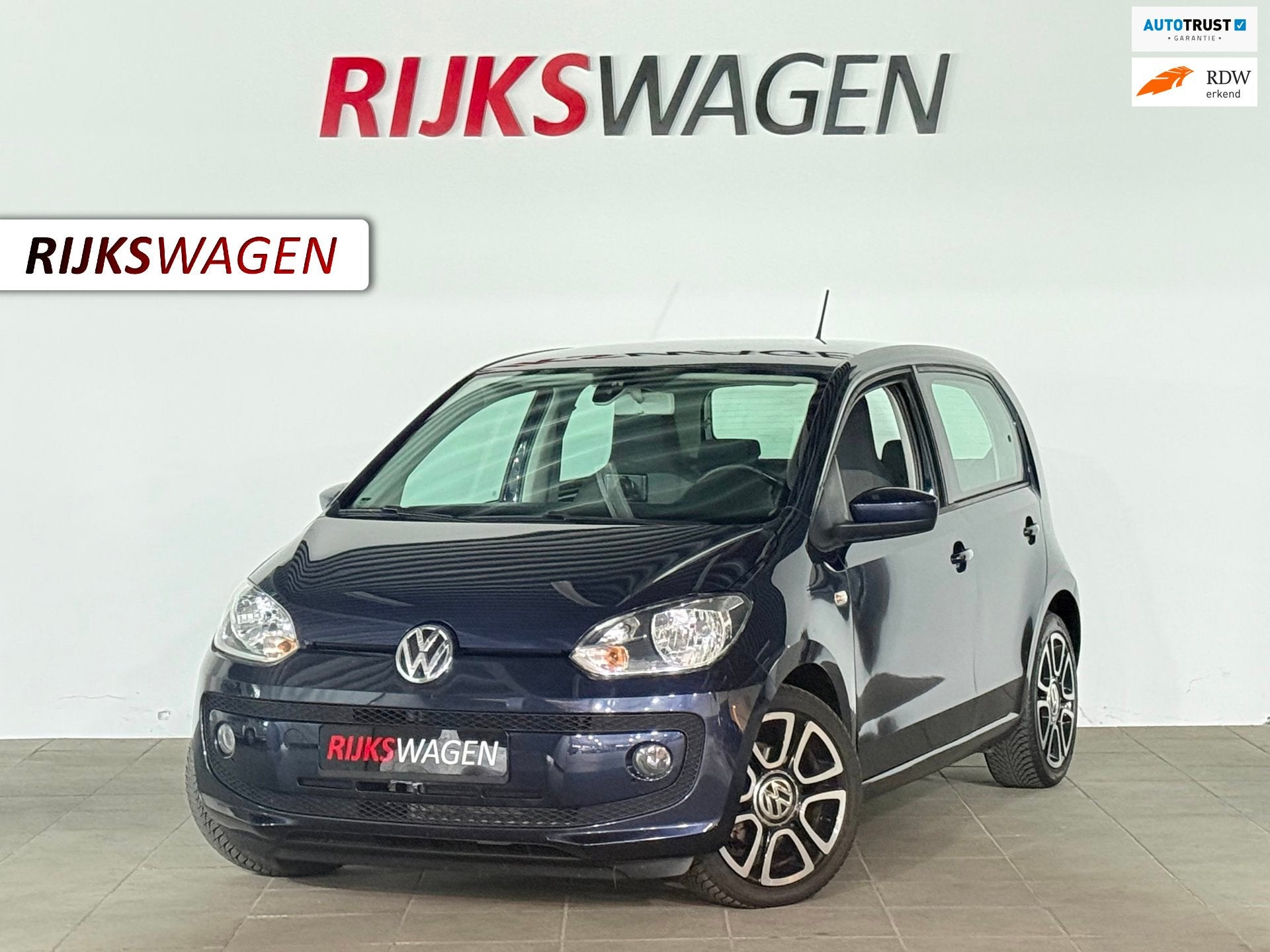 Volkswagen Up! 1.0 high up! BlueMotion airco, stoelverwarmin, Auto's, Volkswagen, Voorwielaandrijving, Stof, Gebruikt, Met garantie (alle)