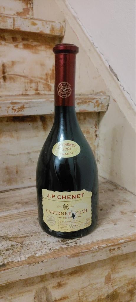 J.P. Chenet Cabernet Syrah 2001 - Rode Wijn, Ophalen of Verzenden, Gebruikt, Frankrijk, Rode wijn