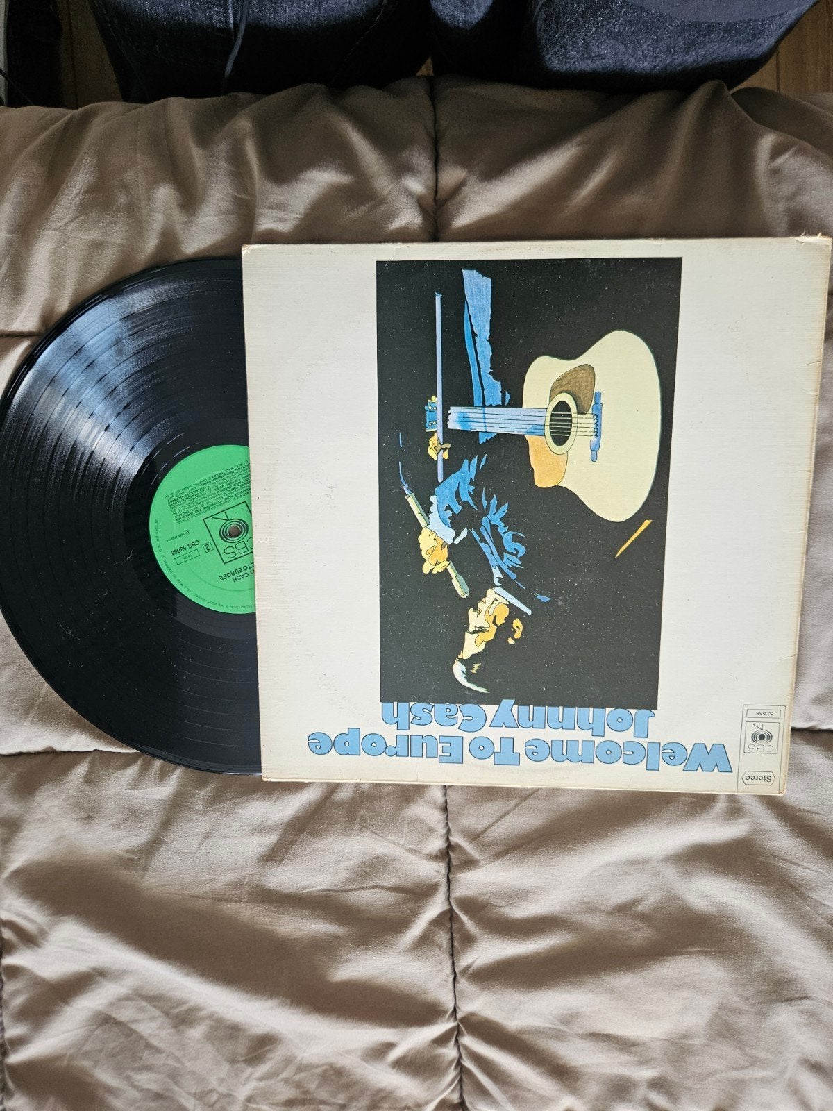 Johnny Cash - Welcome To Europe (Vinyl LP), LP, Gebruikt, Overige genres, Ophalen of Verzenden