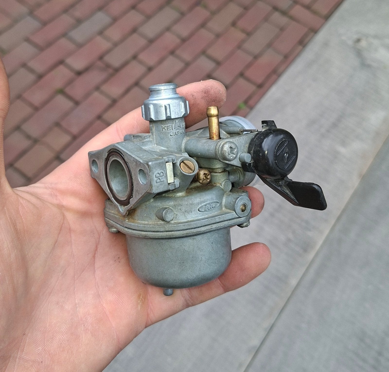 Keihin 17mm carburateur, Fietsen en Brommers, Brommeronderdelen | Algemeen, Ophalen of Verzenden, Gebruikt, Carburateur, Keihin