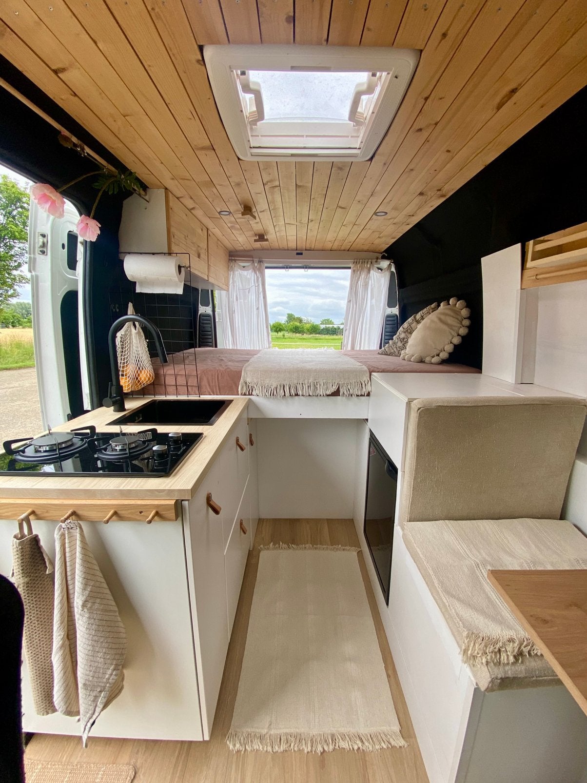 Peugeot Boxer buscamper 2016 euro 6 L2H2 off grid, Caravans en Kamperen, Campers, Overige merken, Buscamper of Camperbus, Rookmelder