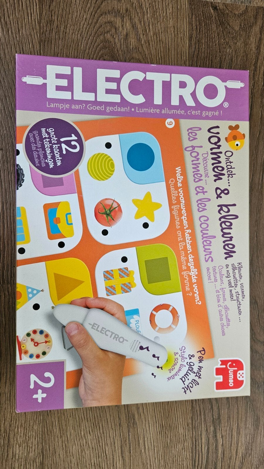 Jumbo Electro Vormen en Kleuren - Educatief Spel, Ophalen of Verzenden, Zo goed als nieuw, Ontdekken, Met licht