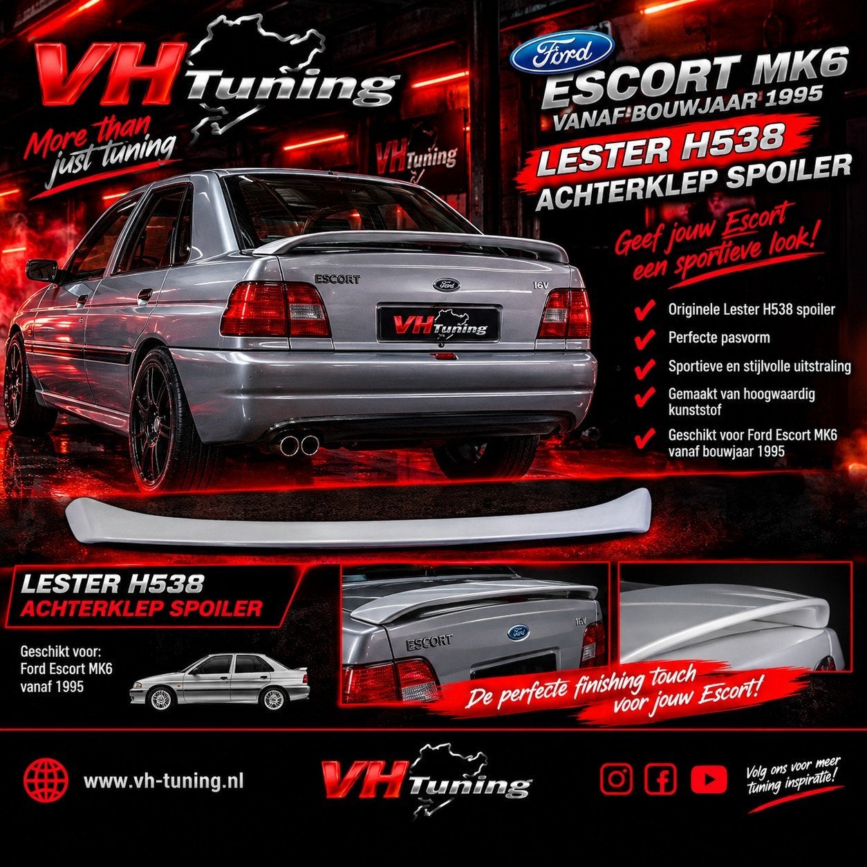 Lester H538 Ford Escort MK6 > 1995, Ophalen of Verzenden