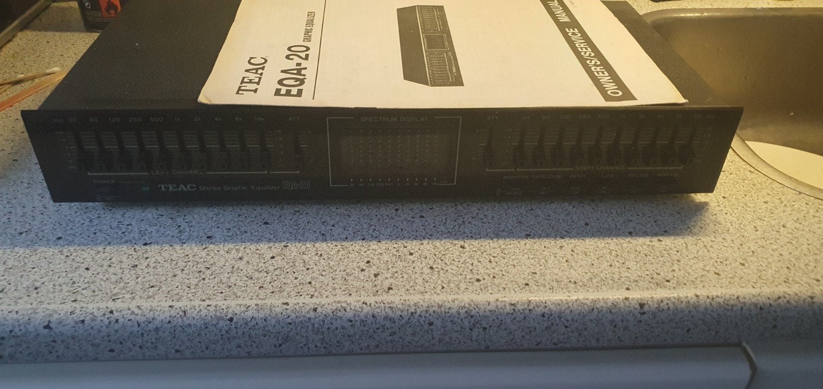 TEAC EQA-20 Graphic Equalizer, Ophalen of Verzenden, Zo goed als nieuw, Overige merken