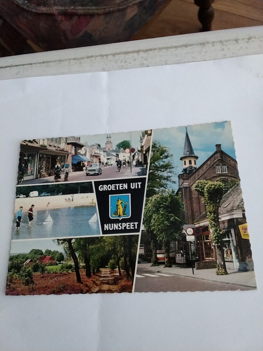 Oude Ansichtkaart Nunspeet - "DE DUIVENTIL", Ophalen of Verzenden, 1960 tot 1980, Gelopen, Gelderland