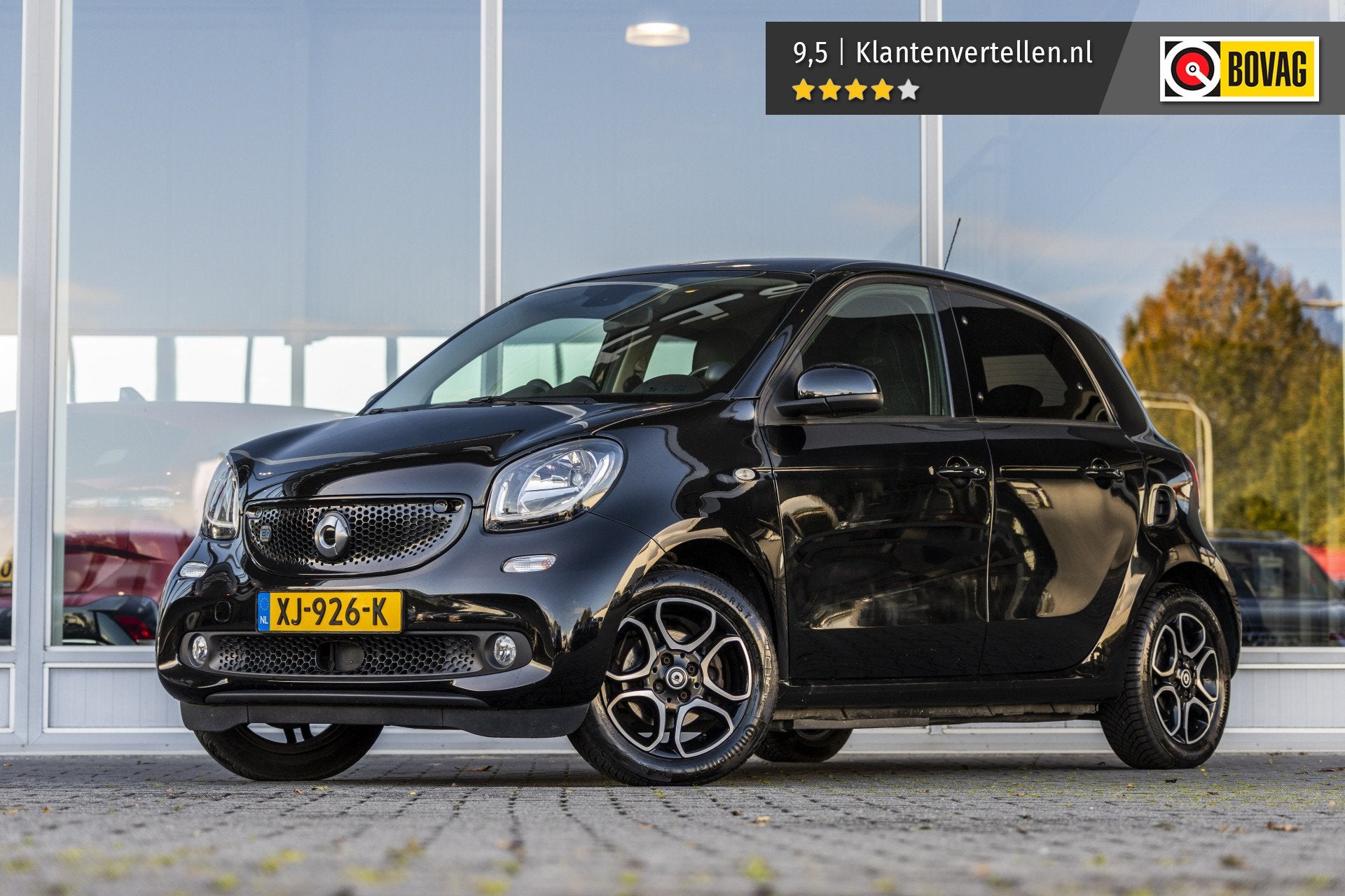 Smart Forfour EQ Business Solution 18 kWh | SOH 94% | NL Aut, 12 maanden, Gebruikt, 43 €/maand, Zwart