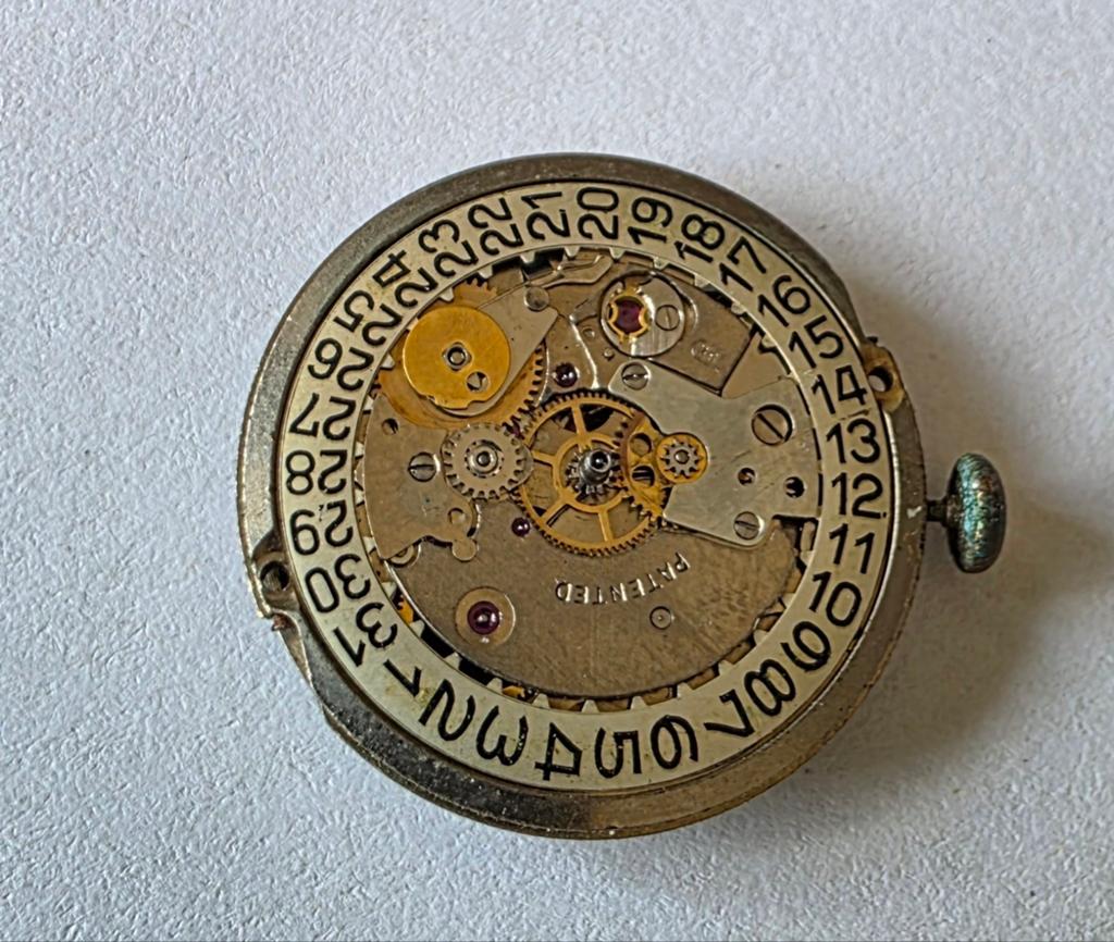 Vintage ETA 2572 automatic uurwerk met datumfunctie, Ophalen of Verzenden
