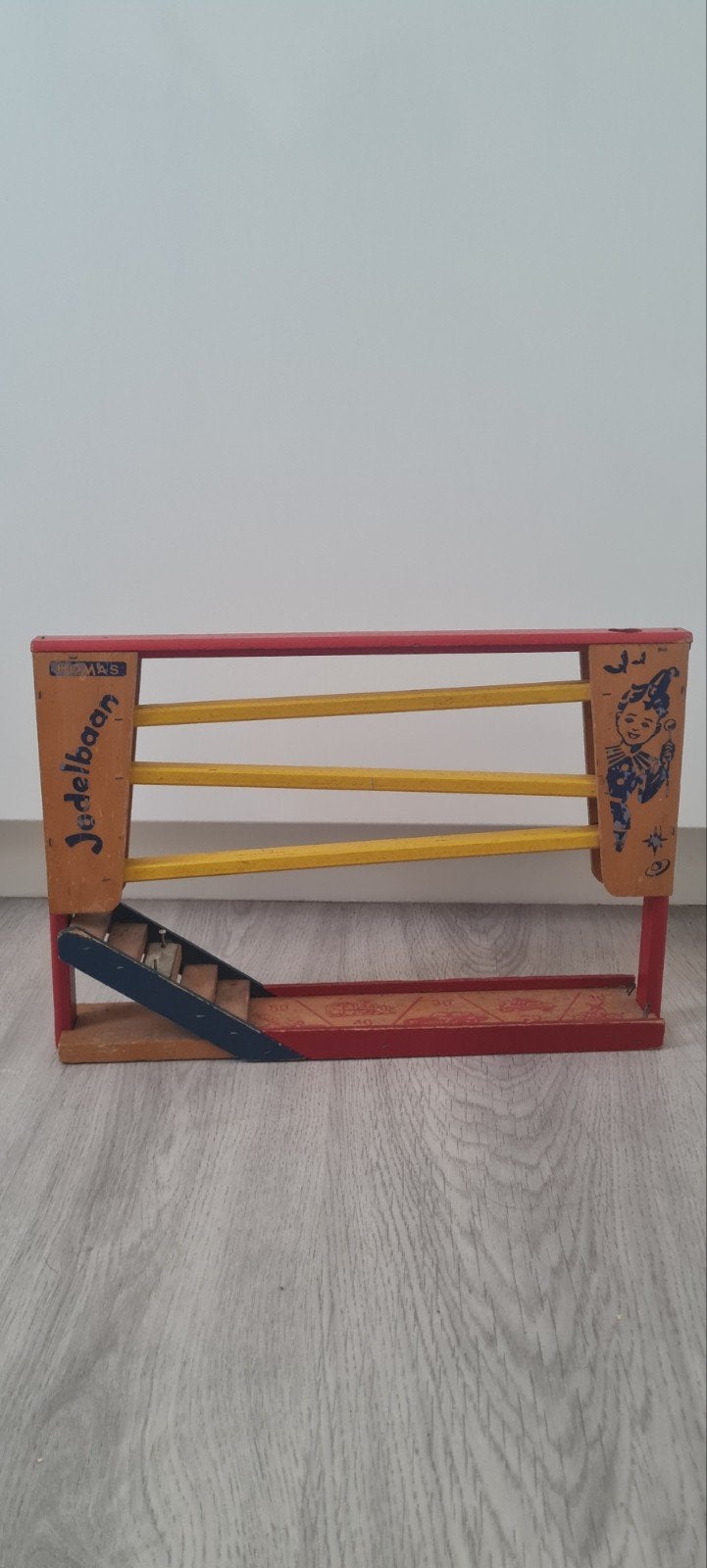 Vintage Homas Jodelbaan knikkerbaan - Houten speelgoed, Ophalen of Verzenden, Jongen of Meisje