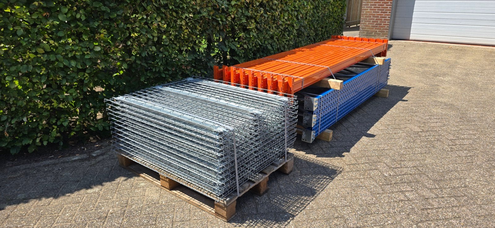 11,5 meter Esmena palletstelling zo goed als nieuwe, Ophalen
