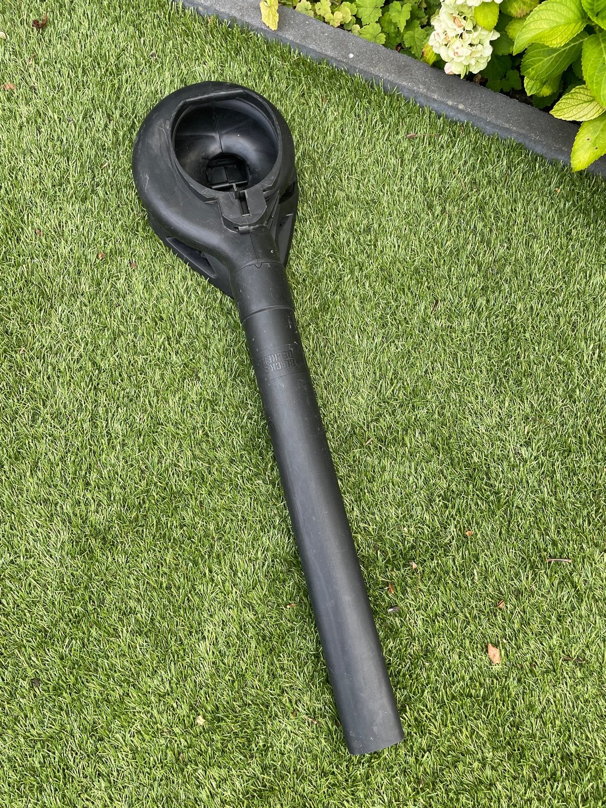 Black & Decker en Bladblazer/Bladzuiger Opzetstuk, Tuin en Terras, Ophalen, Gebruikt, Met zuigfunctie, Handgedragen