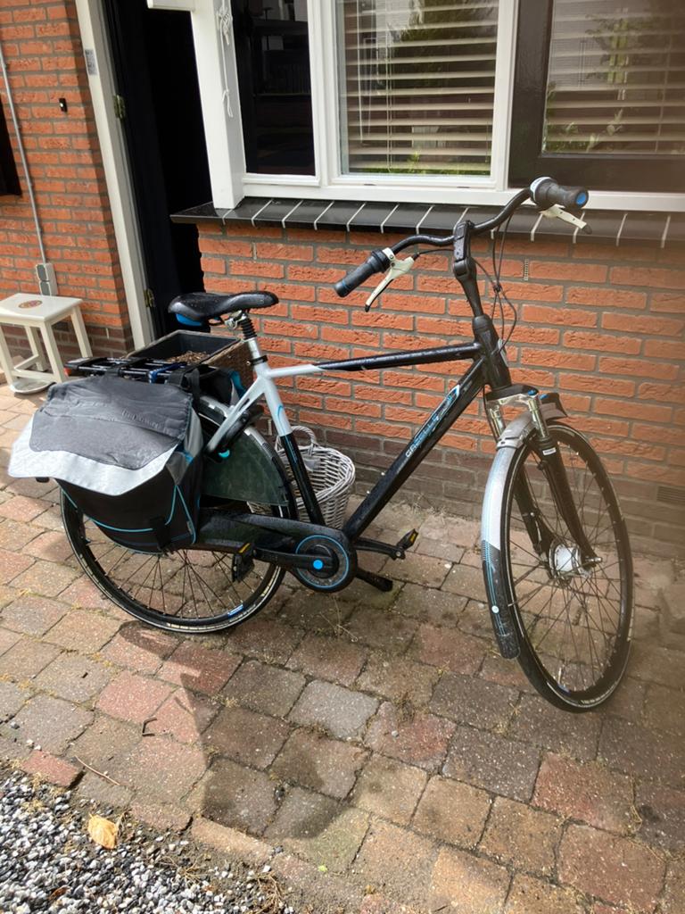 Gazelle heren fiets, Ophalen, Versnellingen, Zo goed als nieuw, 65 cm of meer