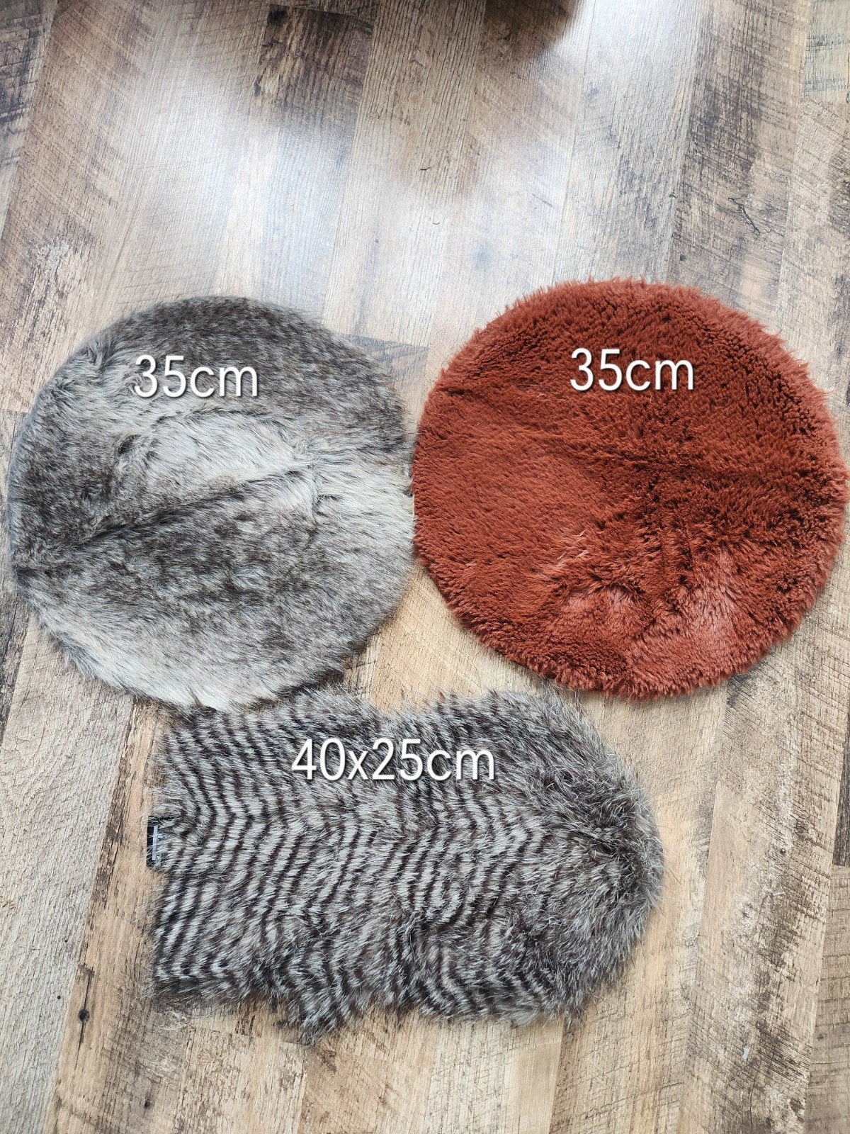 Decoratie vachtjes (3,50 per stuk), Ophalen, Rechthoekig, 50 tot 100 cm