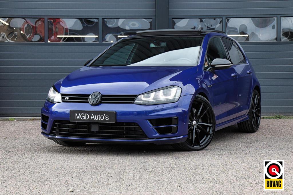 Volkswagen Golf 2.0 TSI R 4Motion 300PK|XENON|PANODAK|CAMERA, Automaat, Gebruikt, 4 cilinders, Blauw