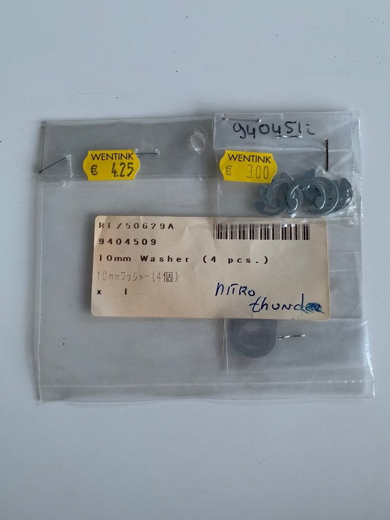 Tamiya nitro Thunder 9404509 10mm washer nieuw rc auto