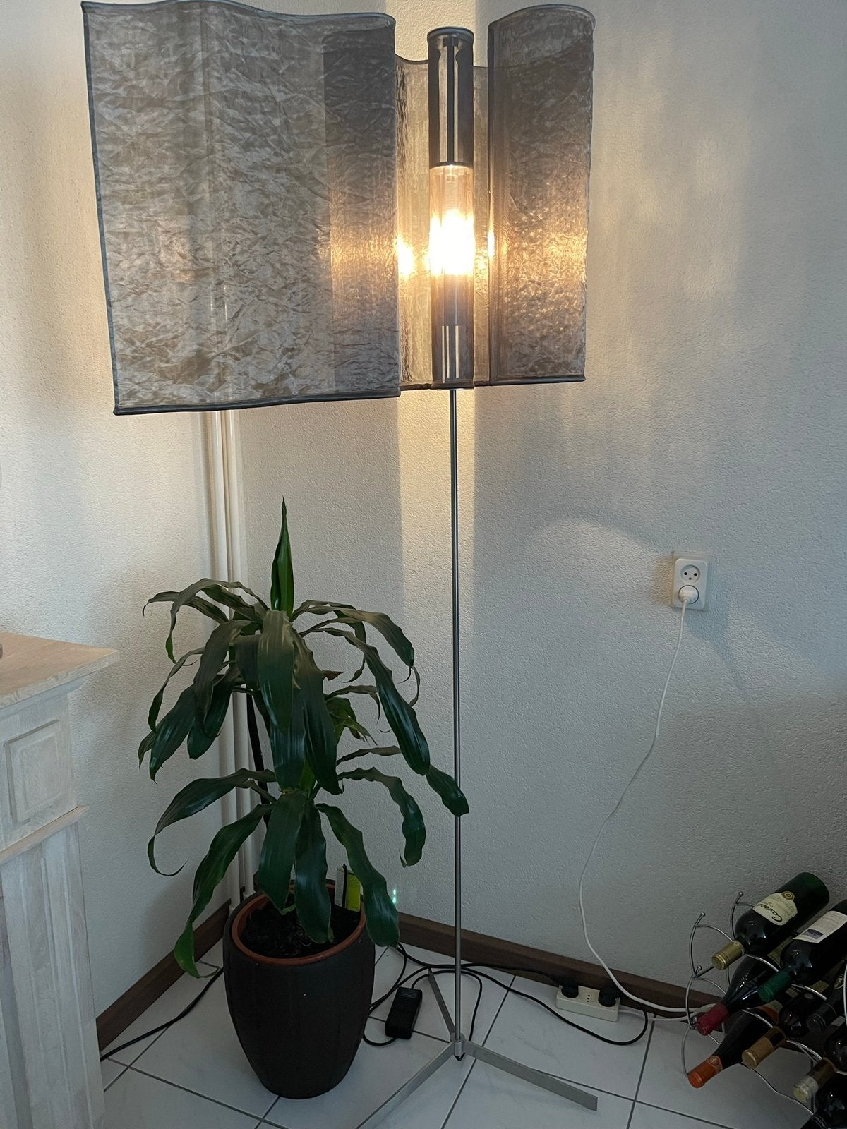 Design vloerlamp Quasar model Flow  collectors 2 stuks, Ophalen, Zo goed als nieuw, 150 tot 200 cm