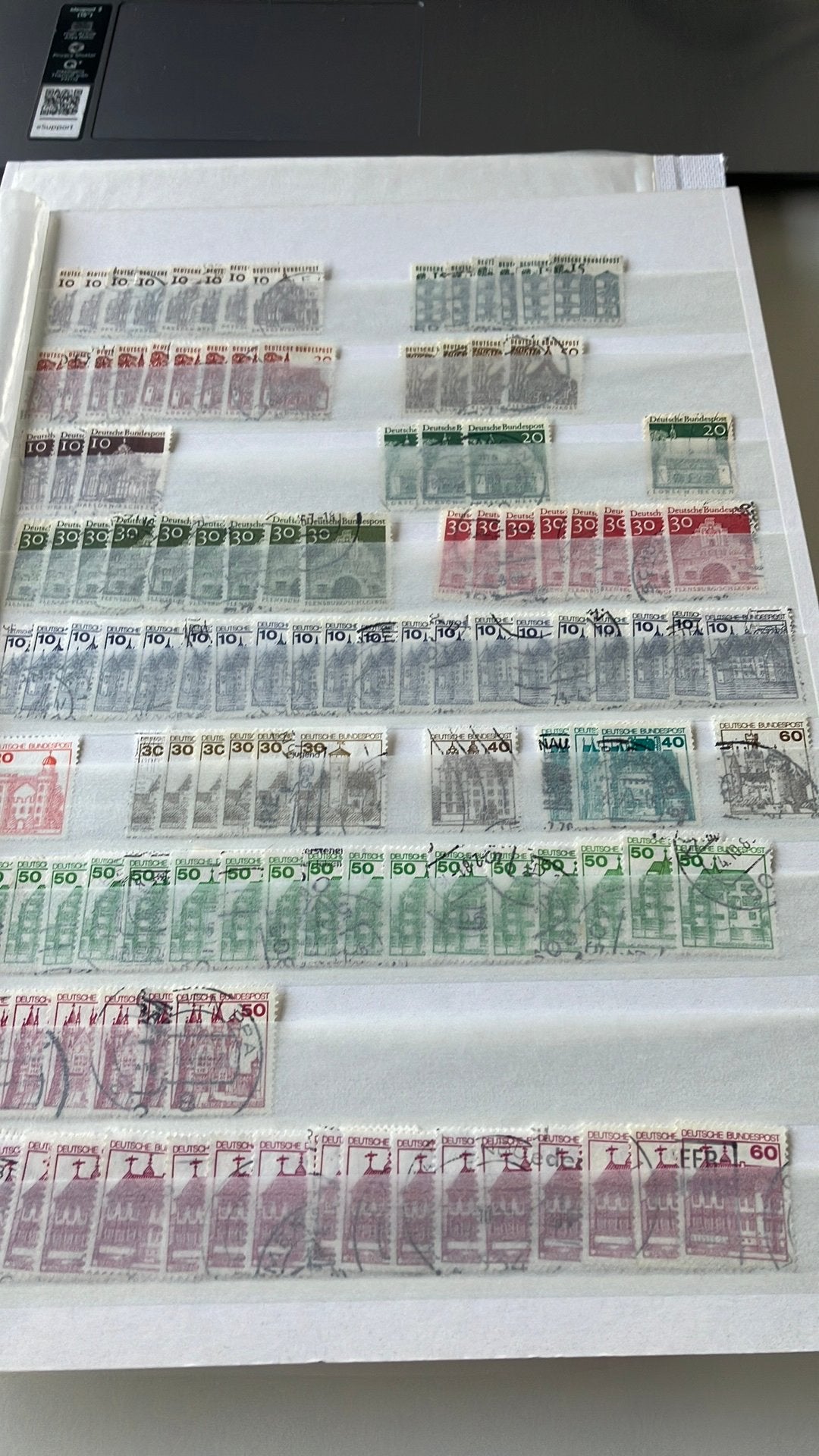 Bundespost Duitsland 4 pag en gros., Ophalen of Verzenden, Buitenland