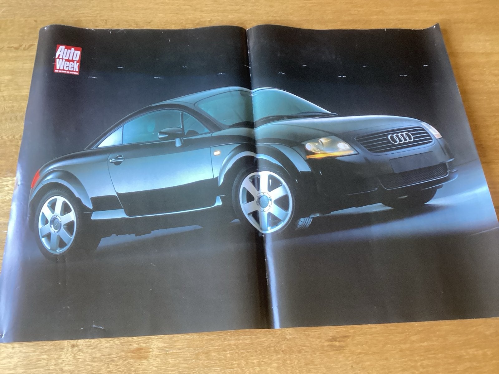 AutoWeek Audi TT poster 68 x 49 cm, Ophalen of Verzenden, Gelezen, Audi