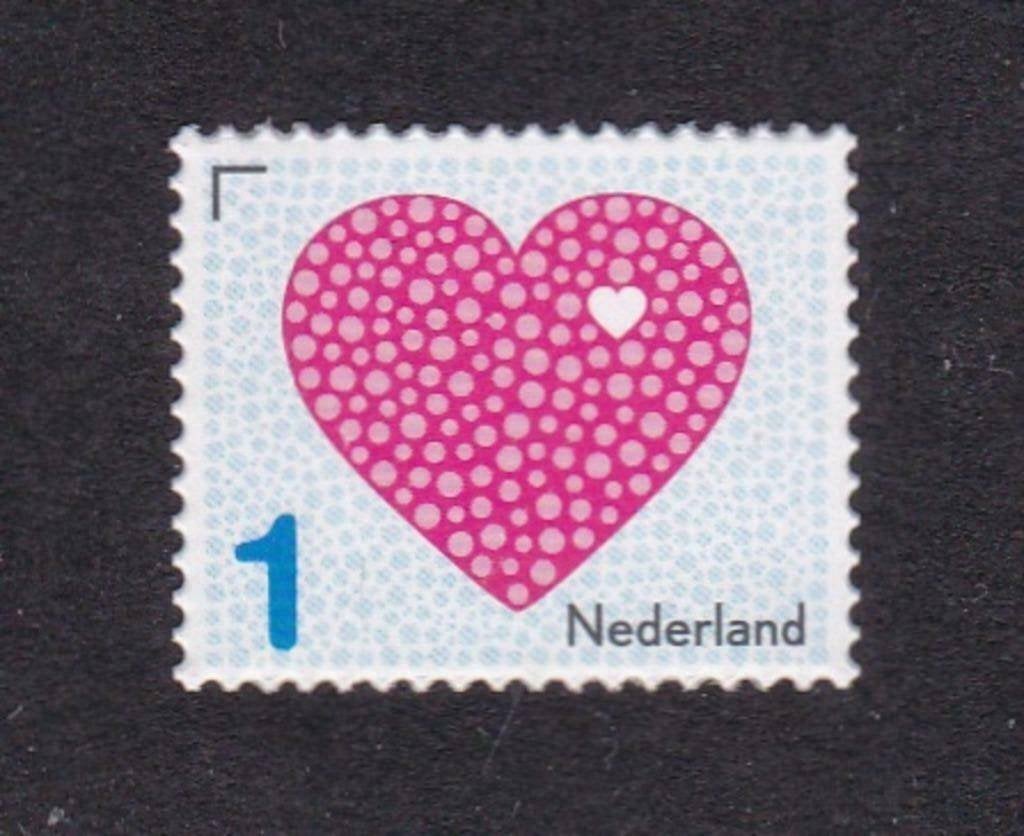 2015 Liefdeszegel hartje 3299 postfris gestanst, Postzegels en Munten, Postzegels | Nederland, Verzenden, Na 1940, Postfris