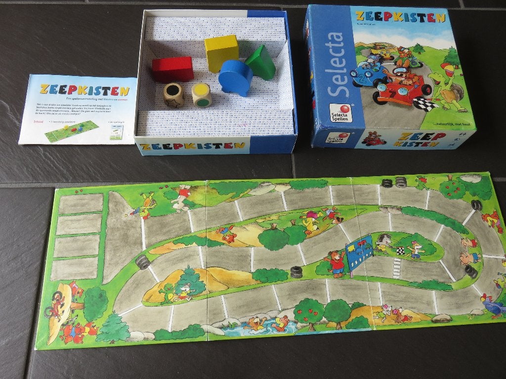 Zeepkisten spellen voor de allerkeinsten, vanaf 2,5 jaar, Ophalen of Verzenden, Gebruikt