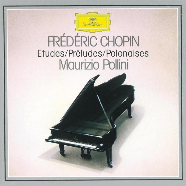 CHOPIN Etudes Preludes Polonaises 3 - CD BOX POLLINI DG ZGAN, Ophalen of Verzenden, Romantiek, Gebruikt, Kamermuziek