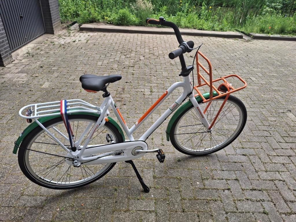 Zo goed als nieuwe Batavus Postcode Loterij fiets te koop, Fietsen en Brommers, Ophalen, Terugtraprem, 53 tot 56 cm, Versnellingen